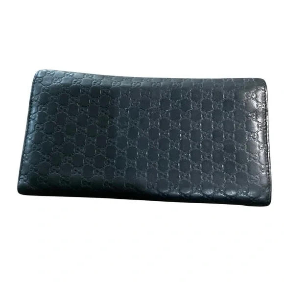 Gucci Black Micro Guccissima Long Wallet - Picture 6 of 6